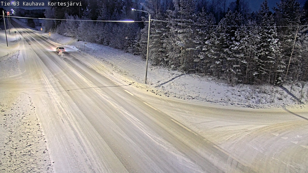 Weather Camera Image Väg 63 Kauhava Kortesjärvi, Kauhava, Etelä-Pohjanmaa