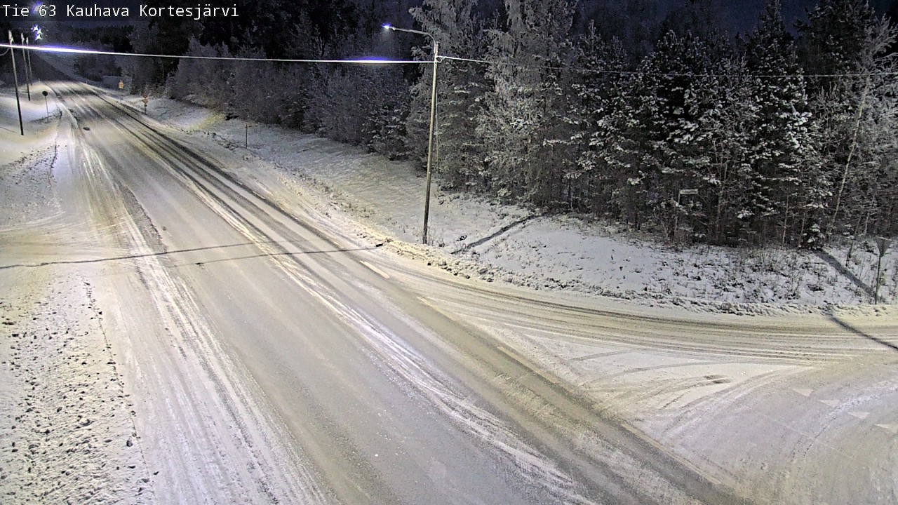 Weather Camera Image Road 63 Kauhava Kortesjärvi, Kauhava, Etelä-Pohjanmaa