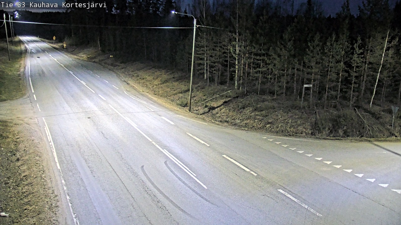 Weather Camera Image Road 63 Kauhava Kortesjärvi, Kauhava, Etelä-Pohjanmaa