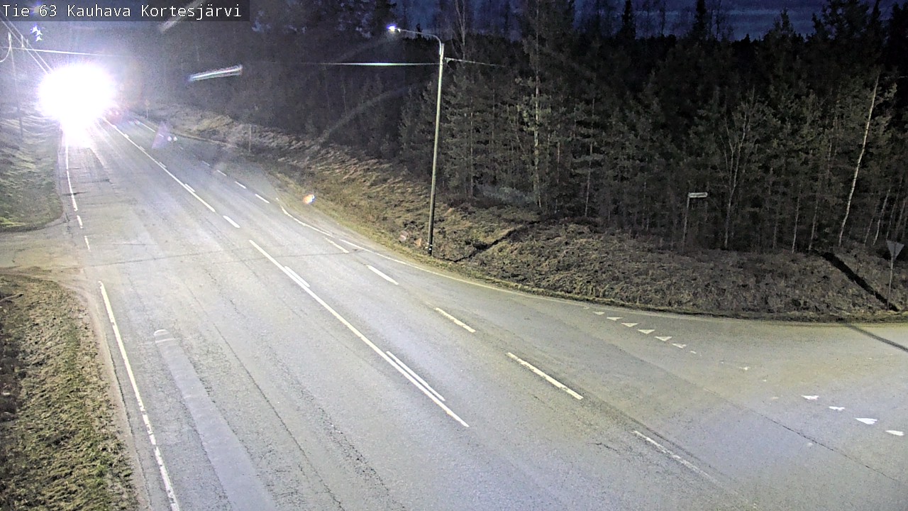 Weather Camera Image Väg 63 Kauhava Kortesjärvi, Kauhava, Etelä-Pohjanmaa