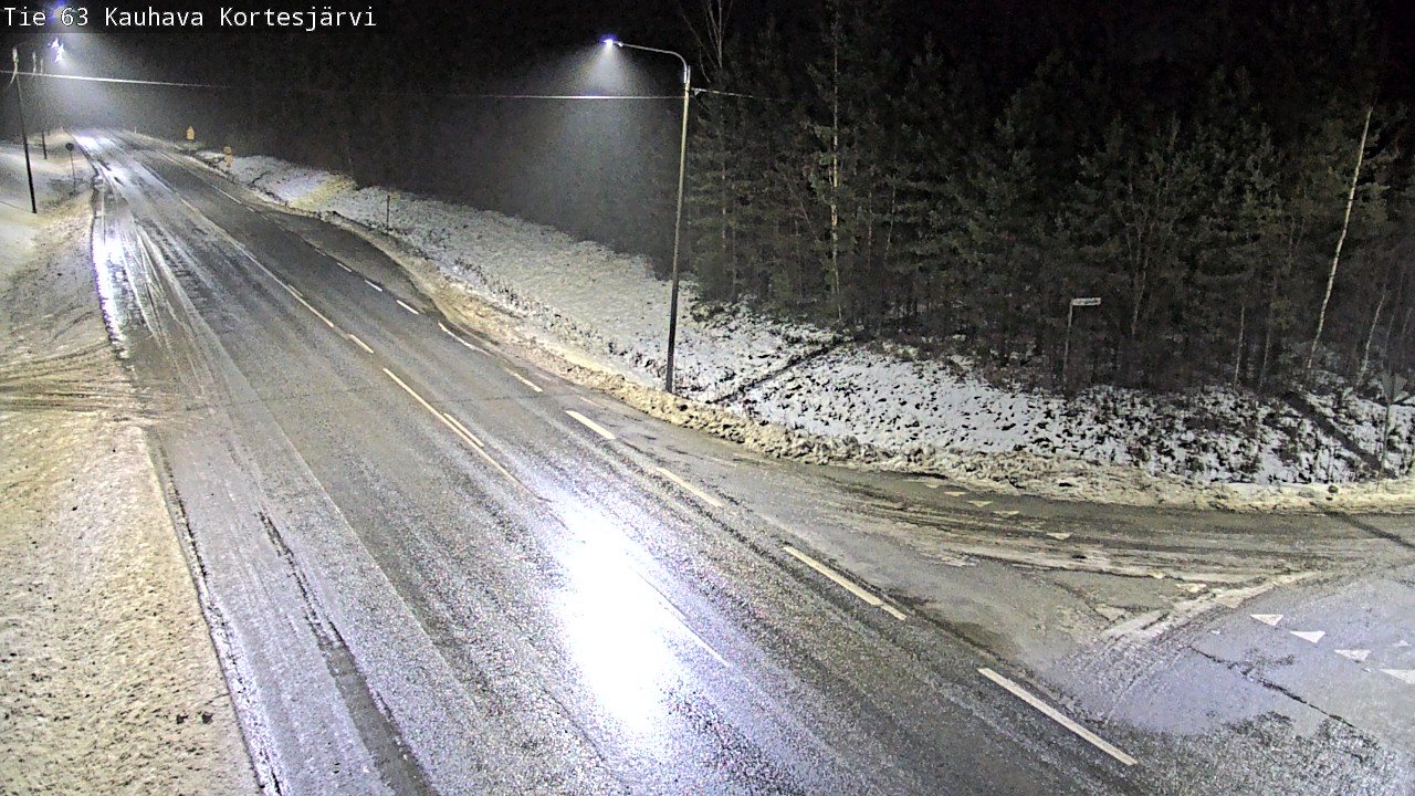 Weather Camera Image Road 63 Kauhava Kortesjärvi, Kauhava, Etelä-Pohjanmaa
