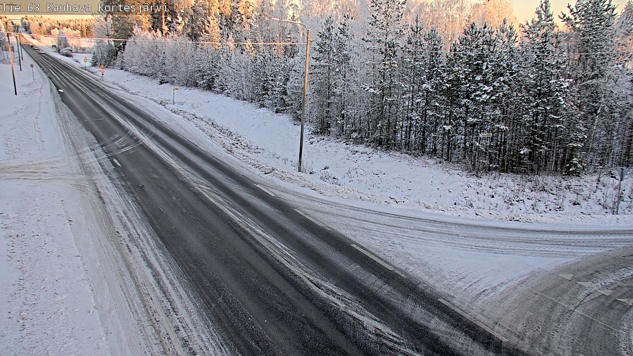 Weather Camera Image Road 63 Kauhava Kortesjärvi, Kauhava, Etelä-Pohjanmaa
