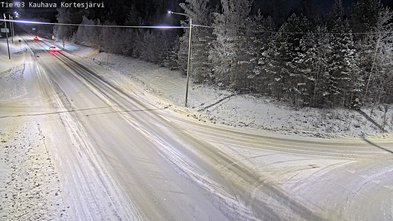 Weather Camera Image Road 63 Kauhava Kortesjärvi, Kauhava, Etelä-Pohjanmaa