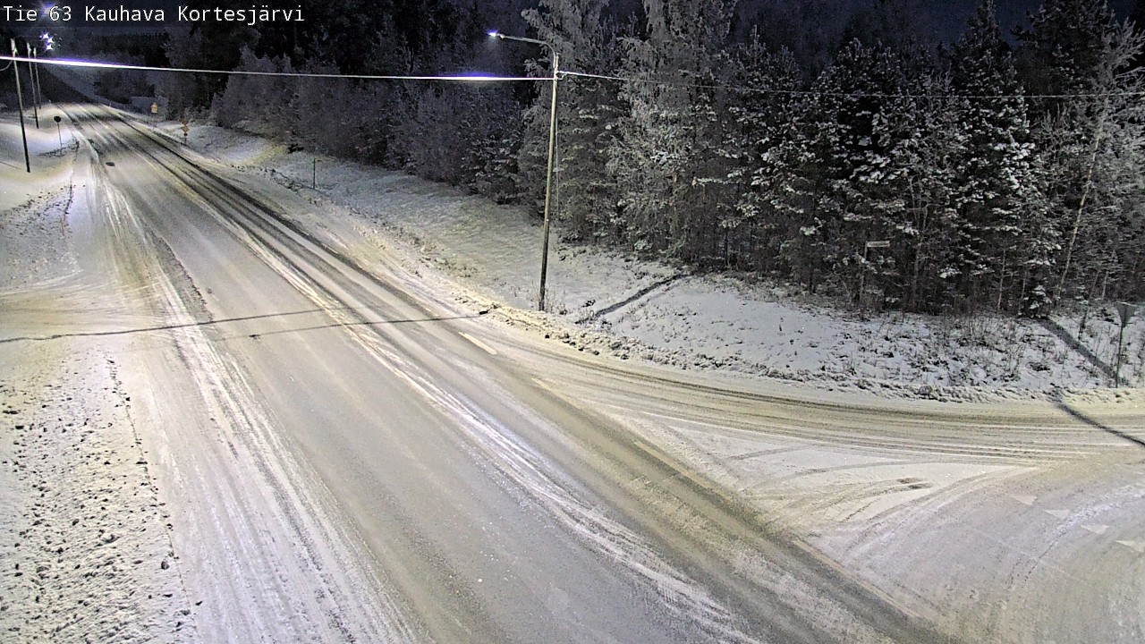 Weather Camera Image Road 63 Kauhava Kortesjärvi, Kauhava, Etelä-Pohjanmaa