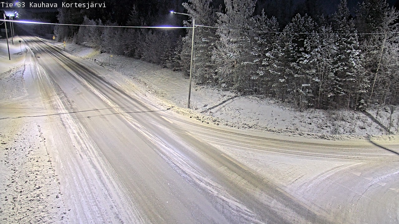 Weather Camera Image Road 63 Kauhava Kortesjärvi, Kauhava, Etelä-Pohjanmaa