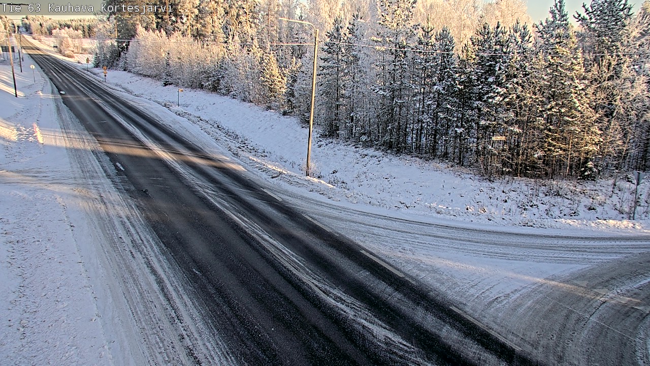 Weather Camera Image Road 63 Kauhava Kortesjärvi, Kauhava, Etelä-Pohjanmaa