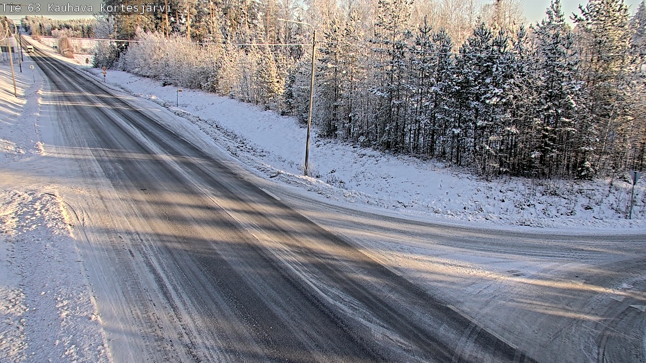 Weather Camera Image Väg 63 Kauhava Kortesjärvi, Kauhava, Etelä-Pohjanmaa