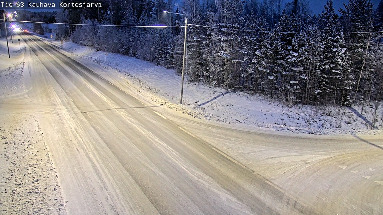 Weather Camera Image Väg 63 Kauhava Kortesjärvi, Kauhava, Etelä-Pohjanmaa
