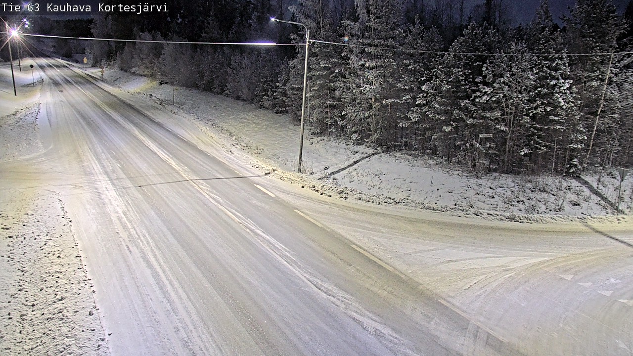 Weather Camera Image Väg 63 Kauhava Kortesjärvi, Kauhava, Etelä-Pohjanmaa