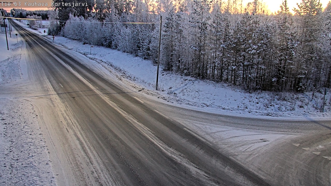 Weather Camera Image Väg 63 Kauhava Kortesjärvi, Kauhava, Etelä-Pohjanmaa
