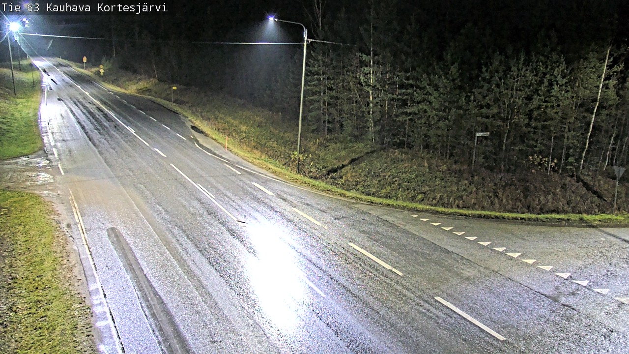 Weather Camera Image Road 63 Kauhava Kortesjärvi, Kauhava, Etelä-Pohjanmaa
