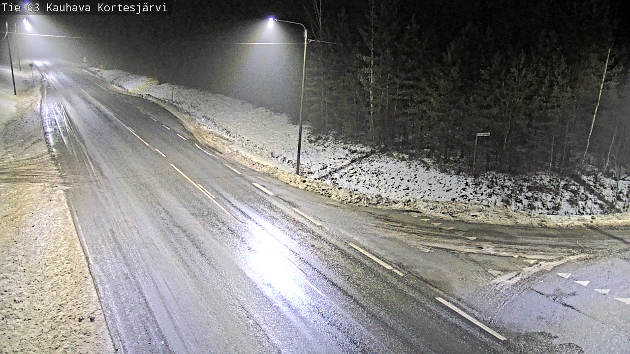 Weather Camera Image Road 63 Kauhava Kortesjärvi, Kauhava, Etelä-Pohjanmaa