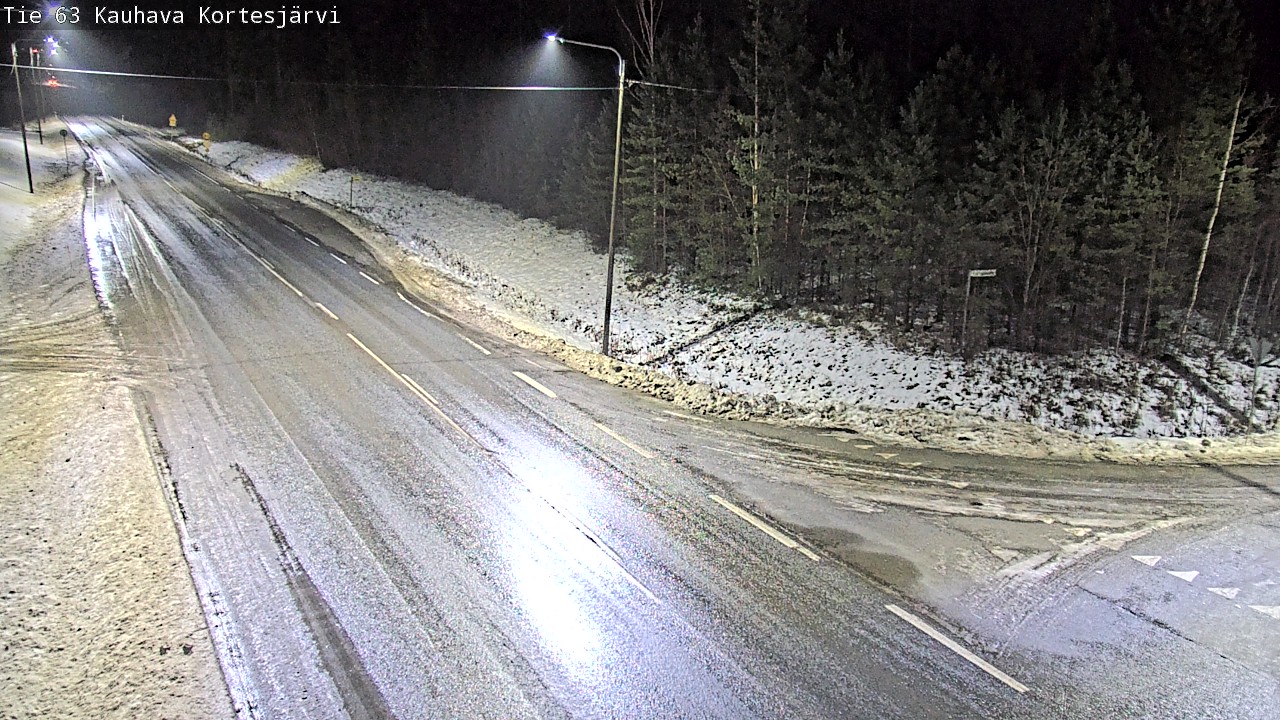 Weather Camera Image Road 63 Kauhava Kortesjärvi, Kauhava, Etelä-Pohjanmaa