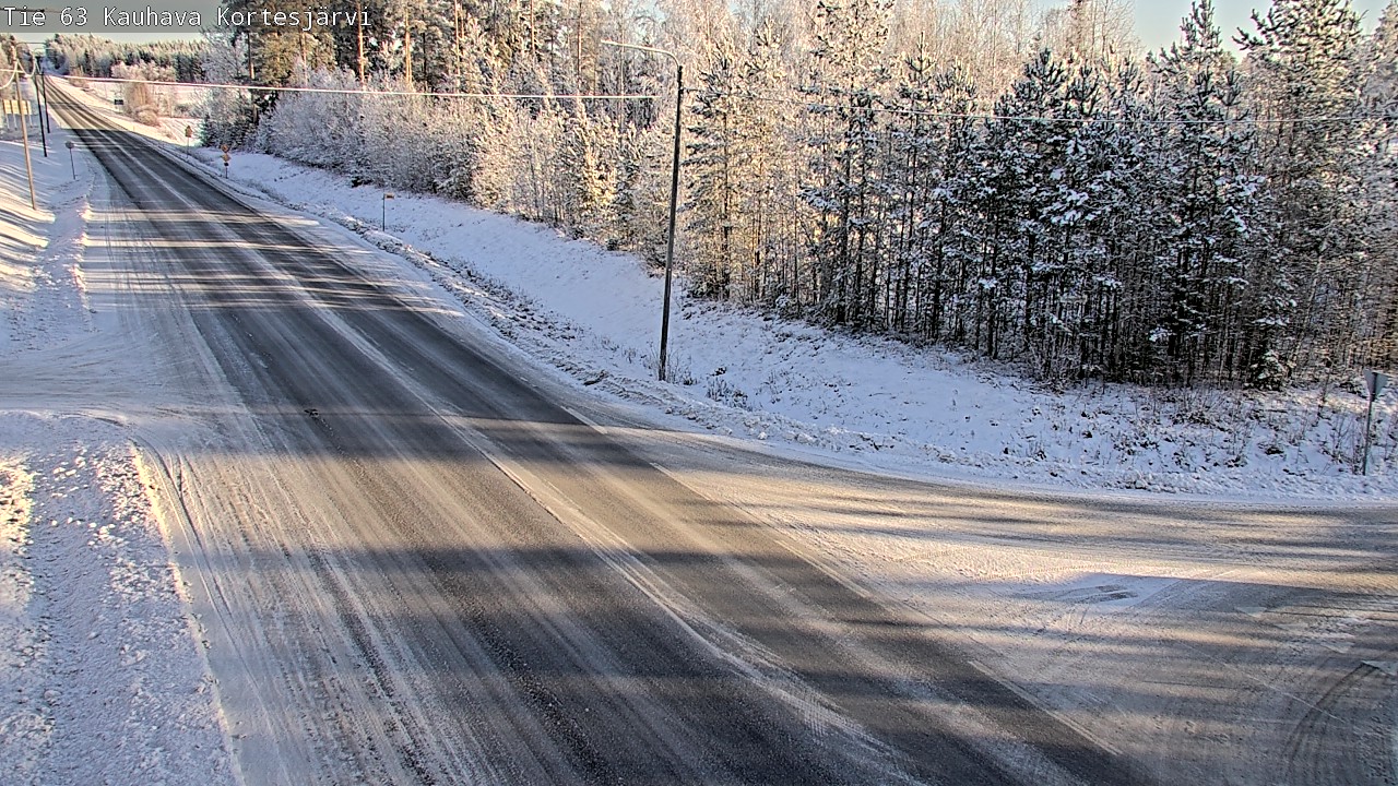 Weather Camera Image Väg 63 Kauhava Kortesjärvi, Kauhava, Etelä-Pohjanmaa
