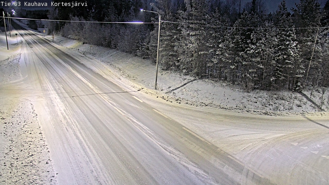 Weather Camera Image Väg 63 Kauhava Kortesjärvi, Kauhava, Etelä-Pohjanmaa