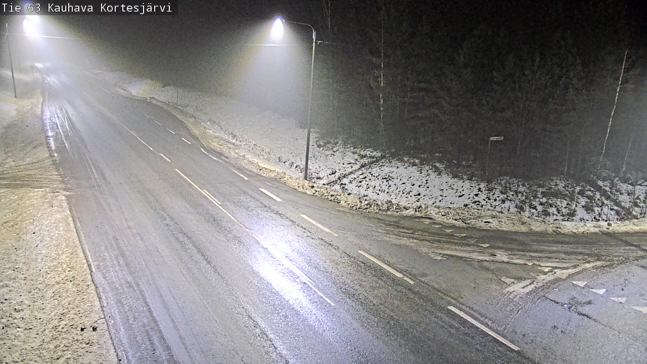 Weather Camera Image Road 63 Kauhava Kortesjärvi, Kauhava, Etelä-Pohjanmaa