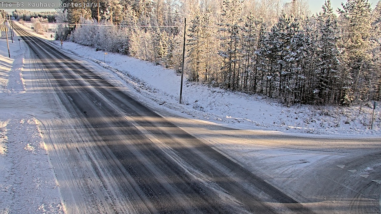 Weather Camera Image Väg 63 Kauhava Kortesjärvi, Kauhava, Etelä-Pohjanmaa