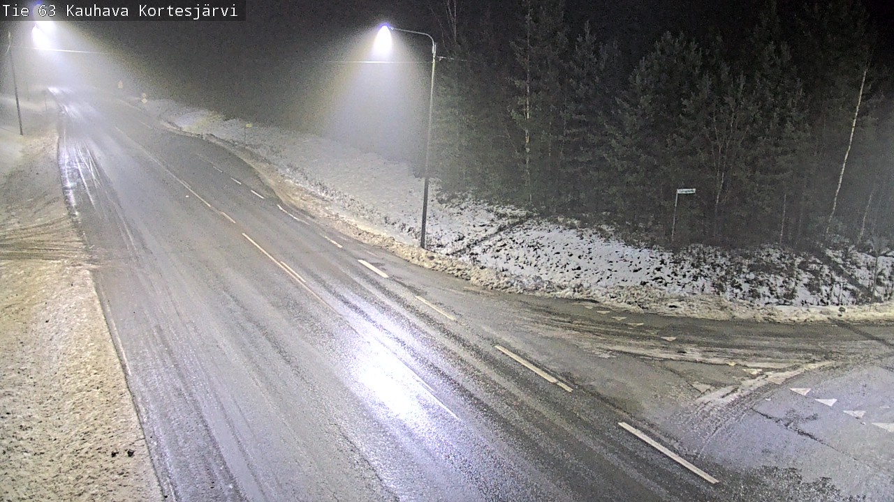 Weather Camera Image Road 63 Kauhava Kortesjärvi, Kauhava, Etelä-Pohjanmaa