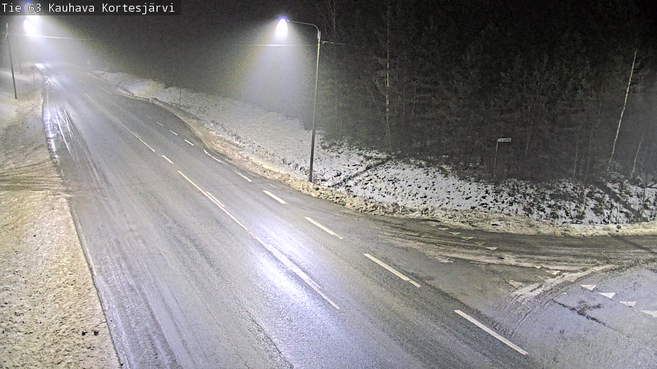 Weather Camera Image Road 63 Kauhava Kortesjärvi, Kauhava, Etelä-Pohjanmaa