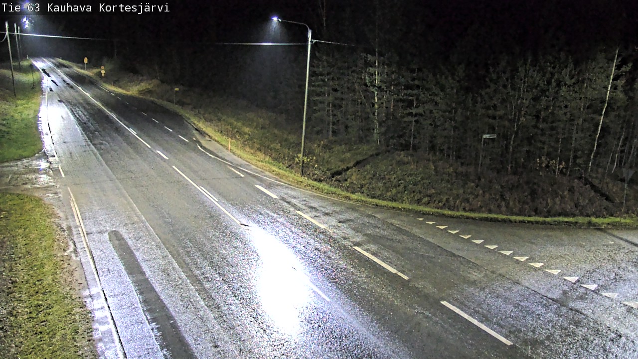 Weather Camera Image Road 63 Kauhava Kortesjärvi, Kauhava, Etelä-Pohjanmaa