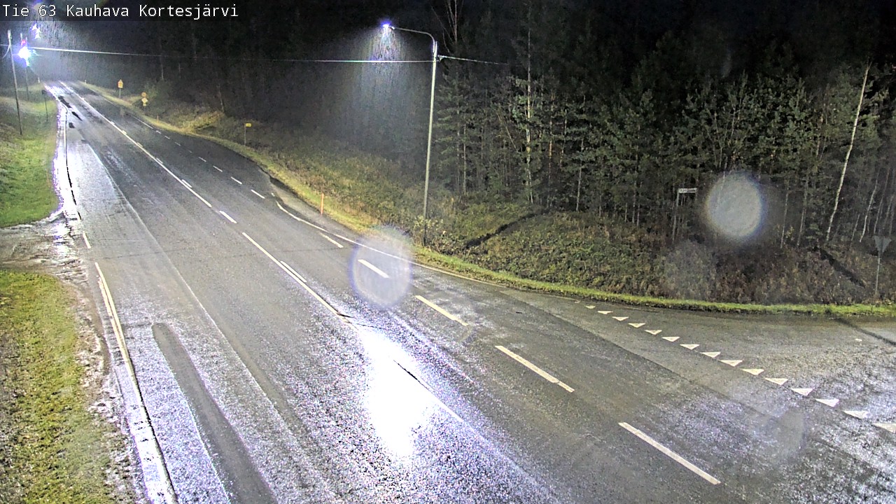Weather Camera Image Road 63 Kauhava Kortesjärvi, Kauhava, Etelä-Pohjanmaa