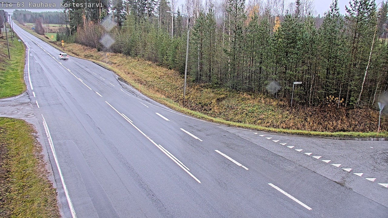 Weather Camera Image Road 63 Kauhava Kortesjärvi, Kauhava, Etelä-Pohjanmaa