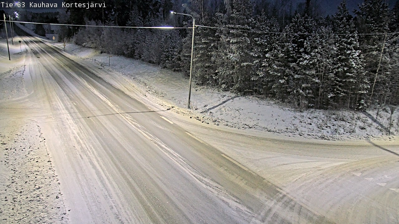 Weather Camera Image Väg 63 Kauhava Kortesjärvi, Kauhava, Etelä-Pohjanmaa