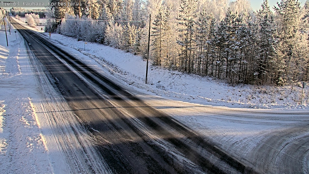Weather Camera Image Road 63 Kauhava Kortesjärvi, Kauhava, Etelä-Pohjanmaa