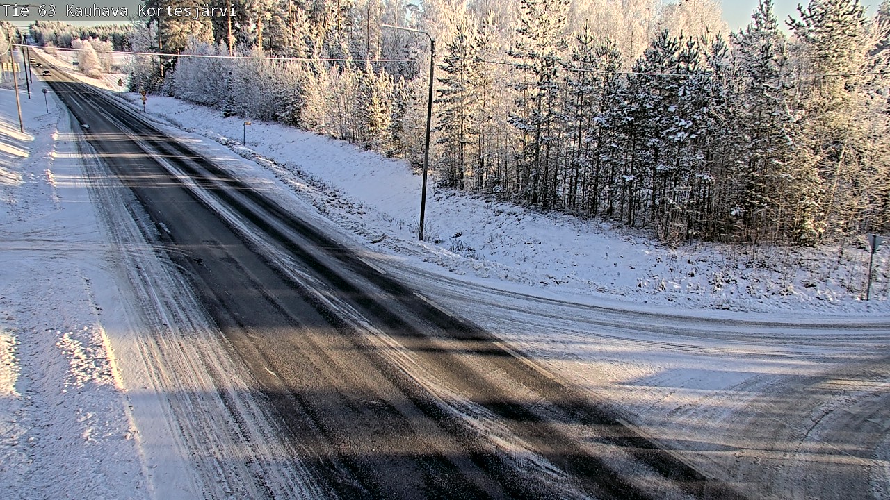 Weather Camera Image Road 63 Kauhava Kortesjärvi, Kauhava, Etelä-Pohjanmaa