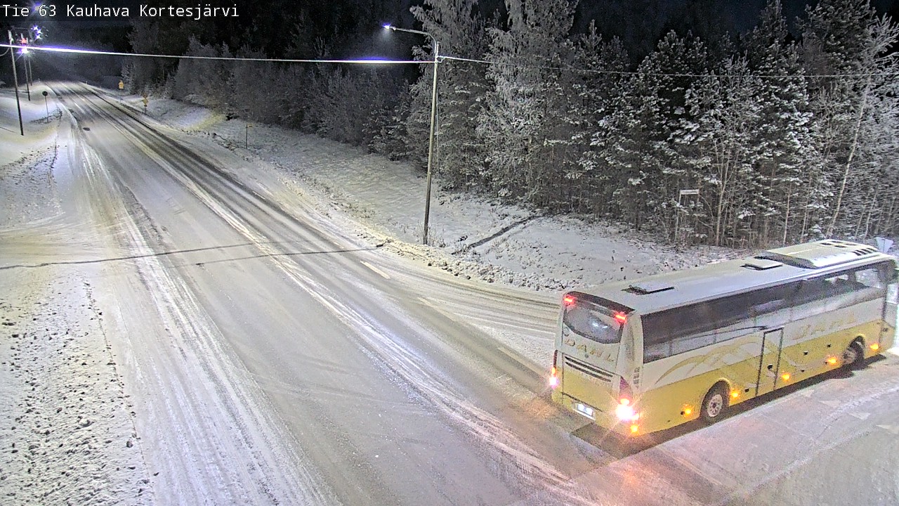 Weather Camera Image Road 63 Kauhava Kortesjärvi, Kauhava, Etelä-Pohjanmaa
