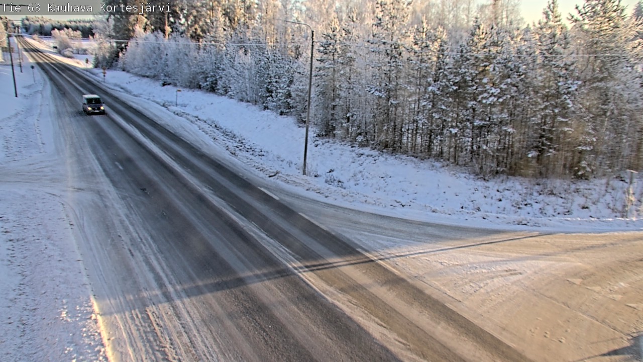 Weather Camera Image Väg 63 Kauhava Kortesjärvi, Kauhava, Etelä-Pohjanmaa