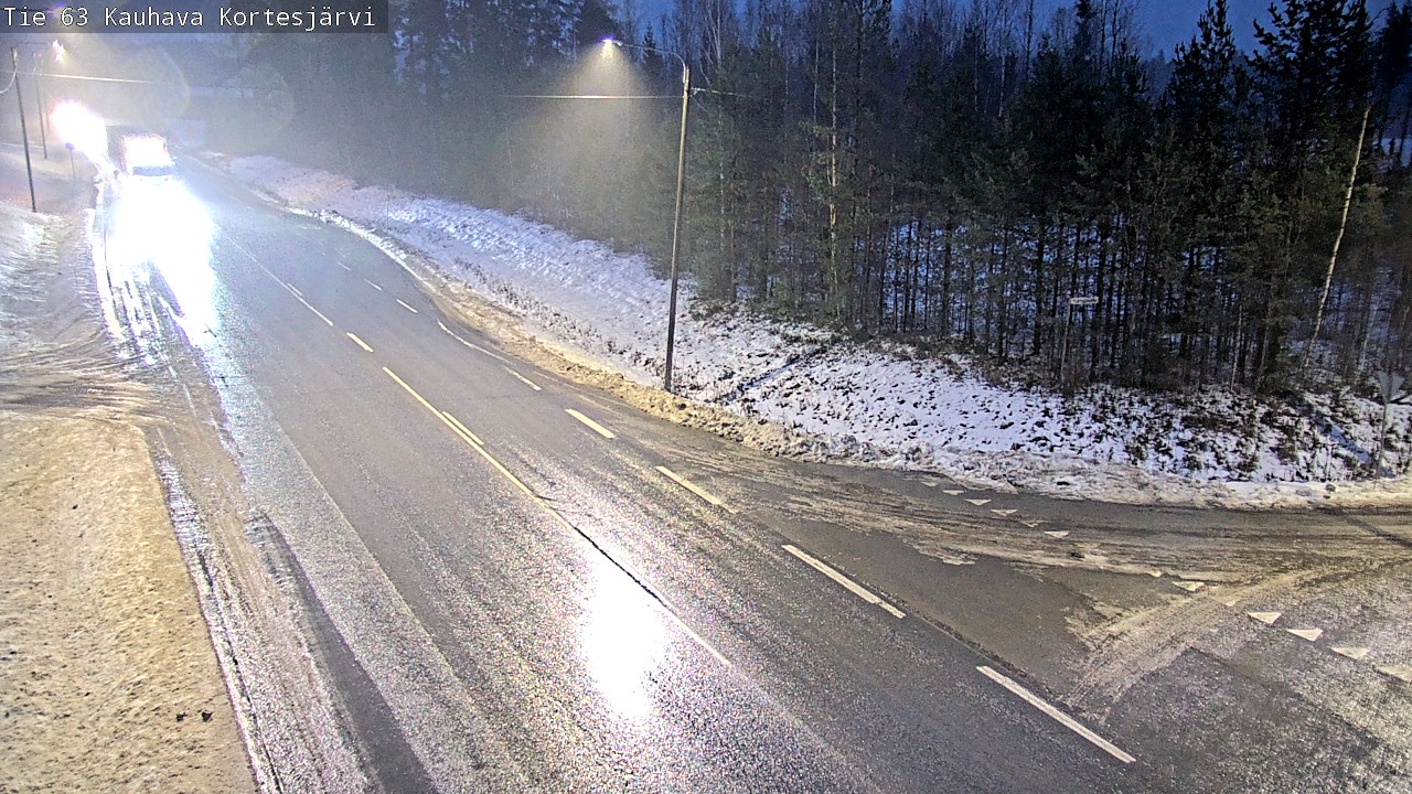 Weather Camera Image Road 63 Kauhava Kortesjärvi, Kauhava, Etelä-Pohjanmaa
