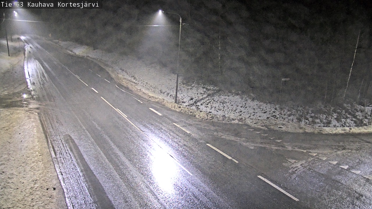Weather Camera Image Road 63 Kauhava Kortesjärvi, Kauhava, Etelä-Pohjanmaa
