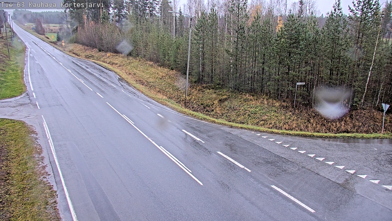 Weather Camera Image Road 63 Kauhava Kortesjärvi, Kauhava, Etelä-Pohjanmaa