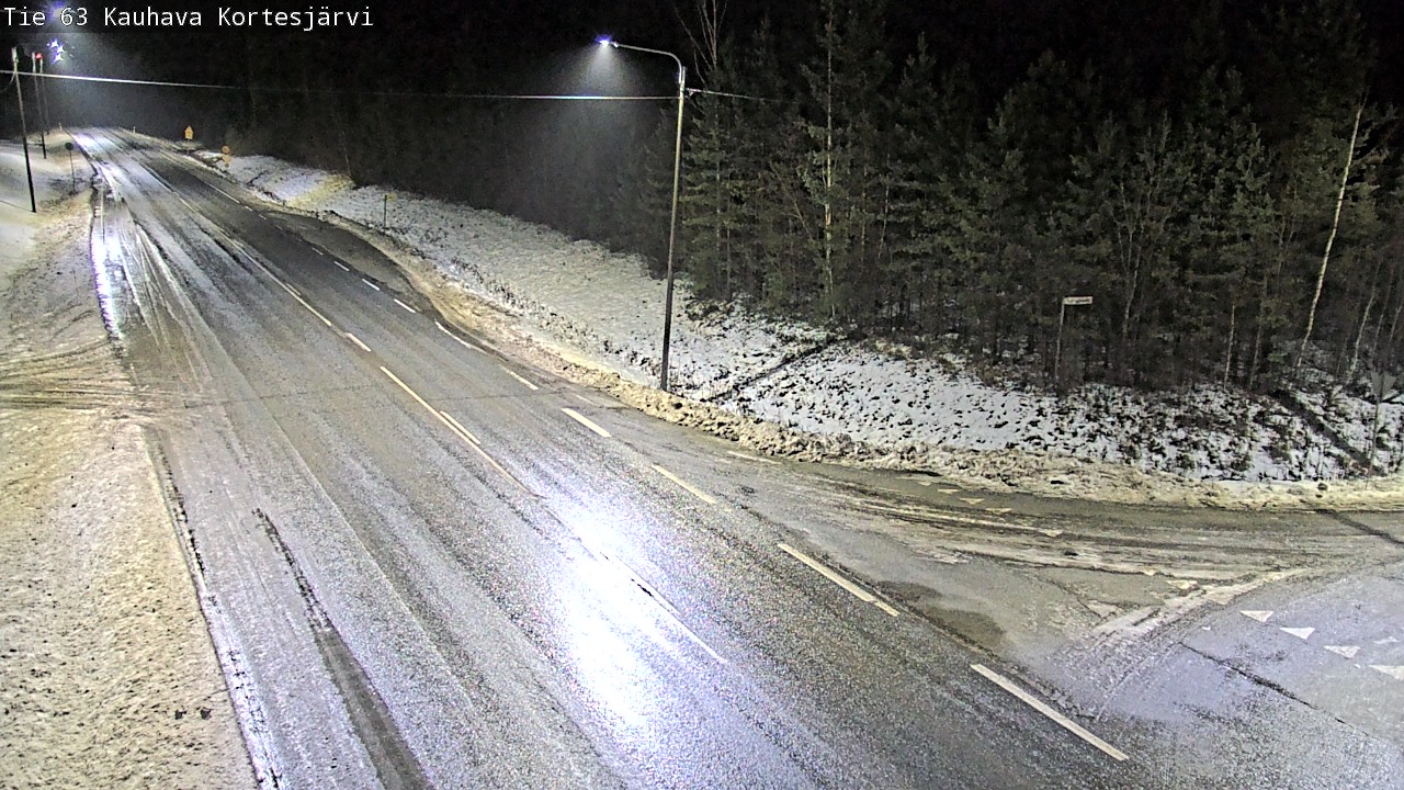 Weather Camera Image Road 63 Kauhava Kortesjärvi, Kauhava, Etelä-Pohjanmaa