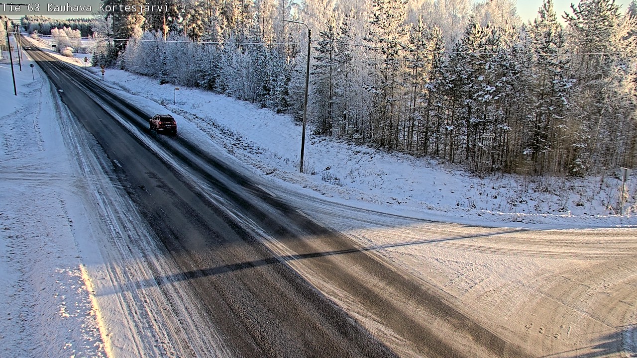 Weather Camera Image Road 63 Kauhava Kortesjärvi, Kauhava, Etelä-Pohjanmaa