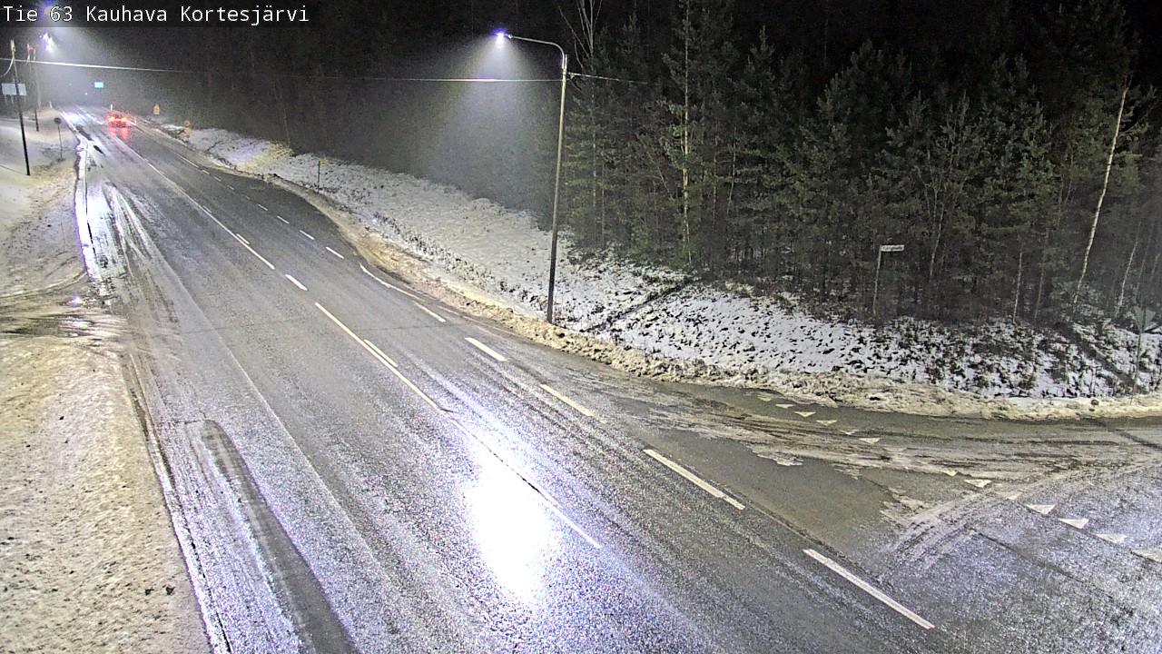 Weather Camera Image Road 63 Kauhava Kortesjärvi, Kauhava, Etelä-Pohjanmaa