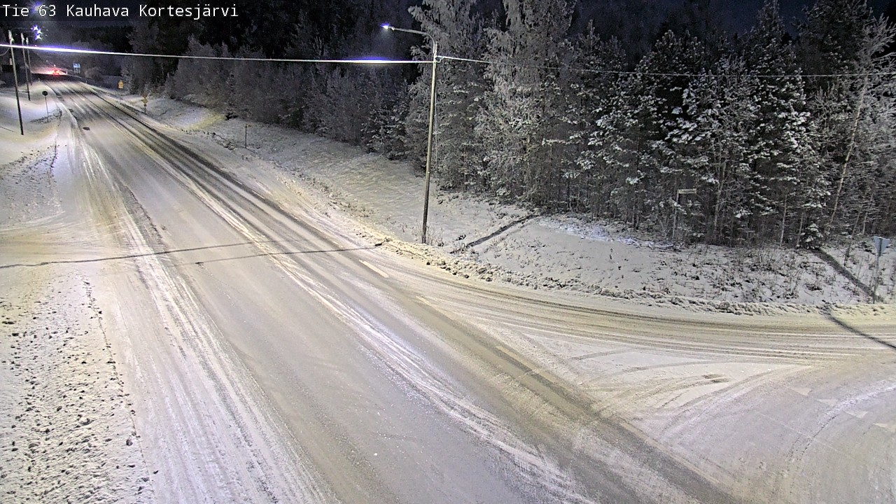 Weather Camera Image Road 63 Kauhava Kortesjärvi, Kauhava, Etelä-Pohjanmaa