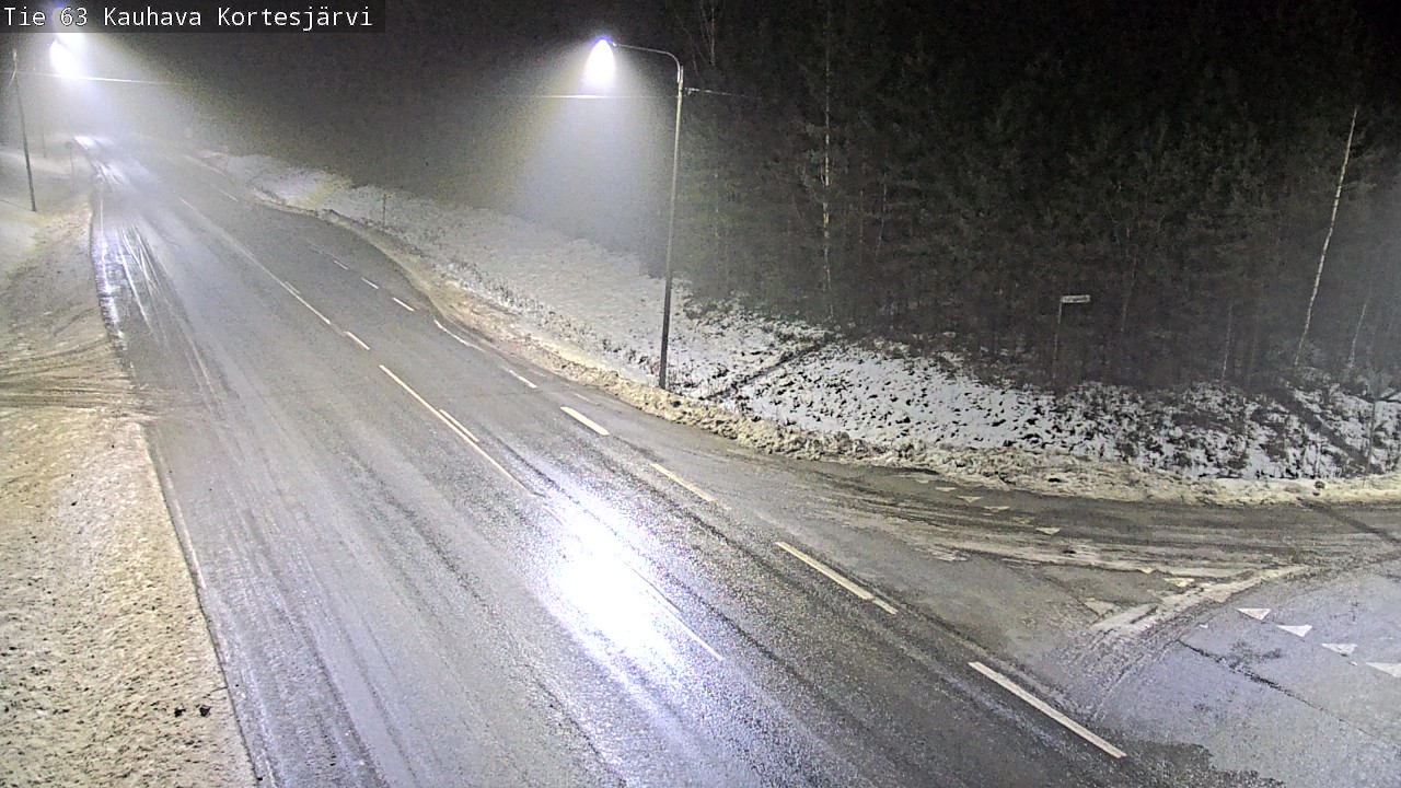 Weather Camera Image Road 63 Kauhava Kortesjärvi, Kauhava, Etelä-Pohjanmaa