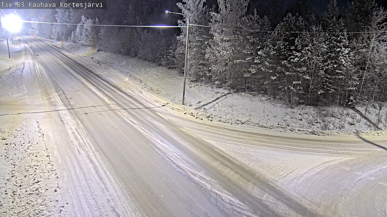Weather Camera Image Road 63 Kauhava Kortesjärvi, Kauhava, Etelä-Pohjanmaa