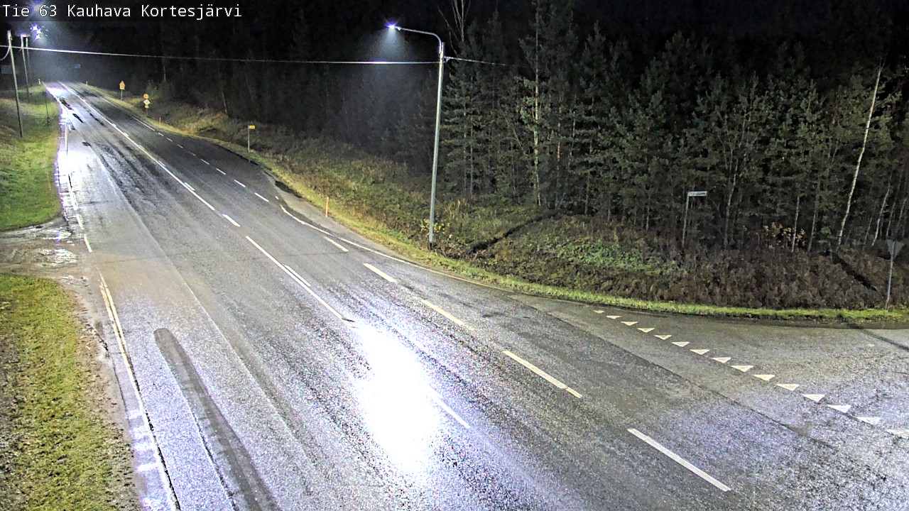 Weather Camera Image Road 63 Kauhava Kortesjärvi, Kauhava, Etelä-Pohjanmaa