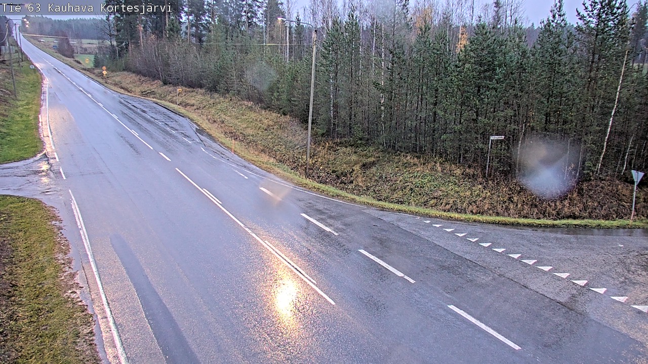 Weather Camera Image Road 63 Kauhava Kortesjärvi, Kauhava, Etelä-Pohjanmaa