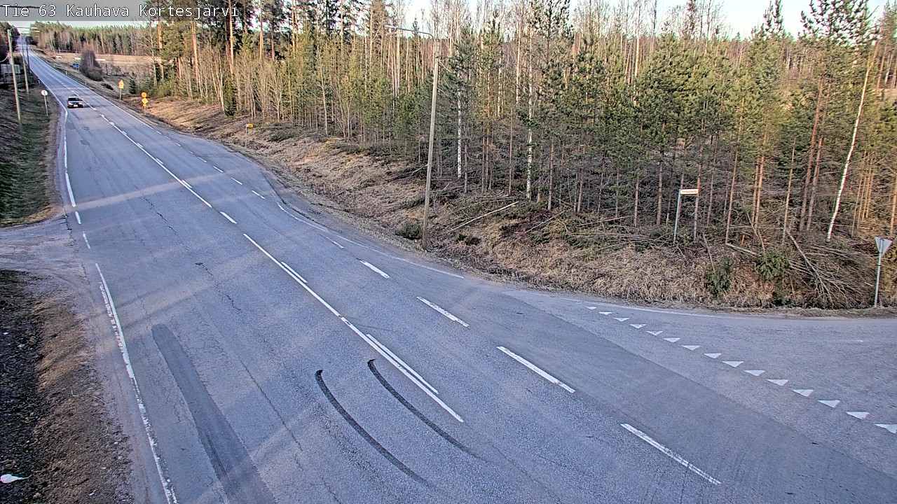 Weather Camera Image Väg 63 Kauhava Kortesjärvi, Kauhava, Etelä-Pohjanmaa