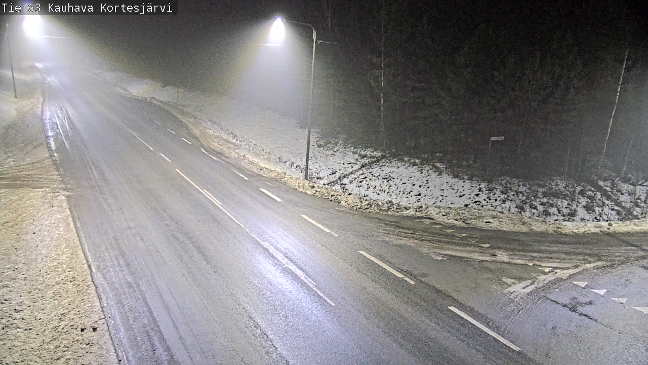 Weather Camera Image Road 63 Kauhava Kortesjärvi, Kauhava, Etelä-Pohjanmaa