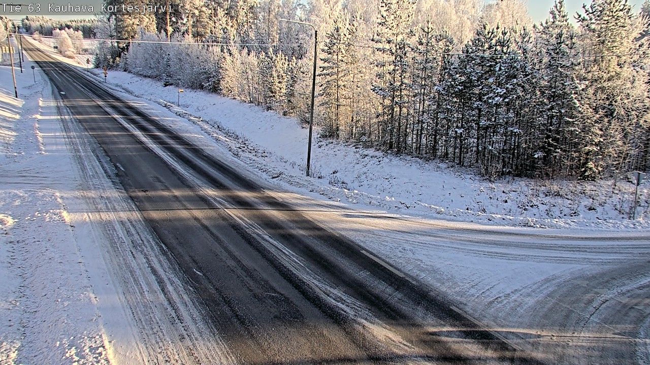 Weather Camera Image Road 63 Kauhava Kortesjärvi, Kauhava, Etelä-Pohjanmaa