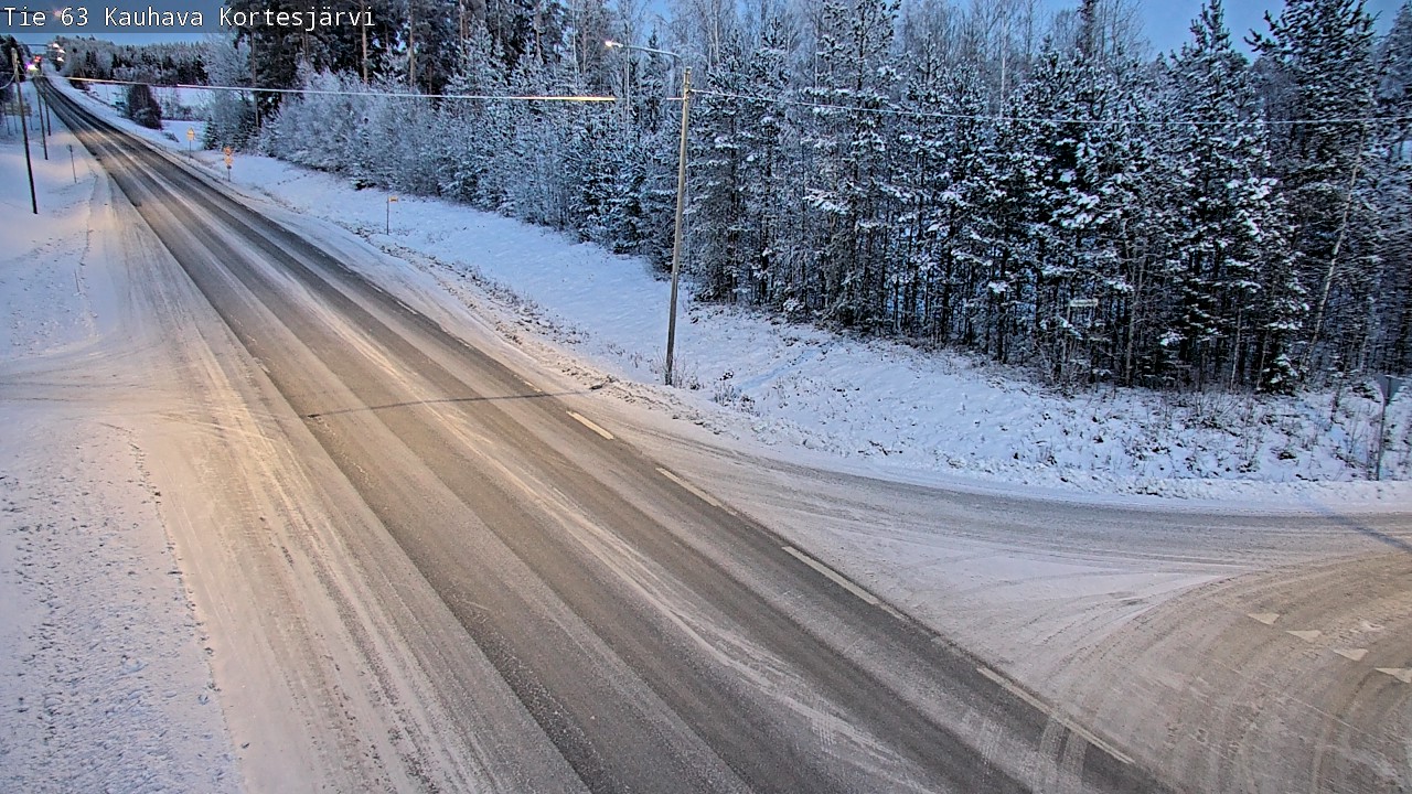 Weather Camera Image Väg 63 Kauhava Kortesjärvi, Kauhava, Etelä-Pohjanmaa