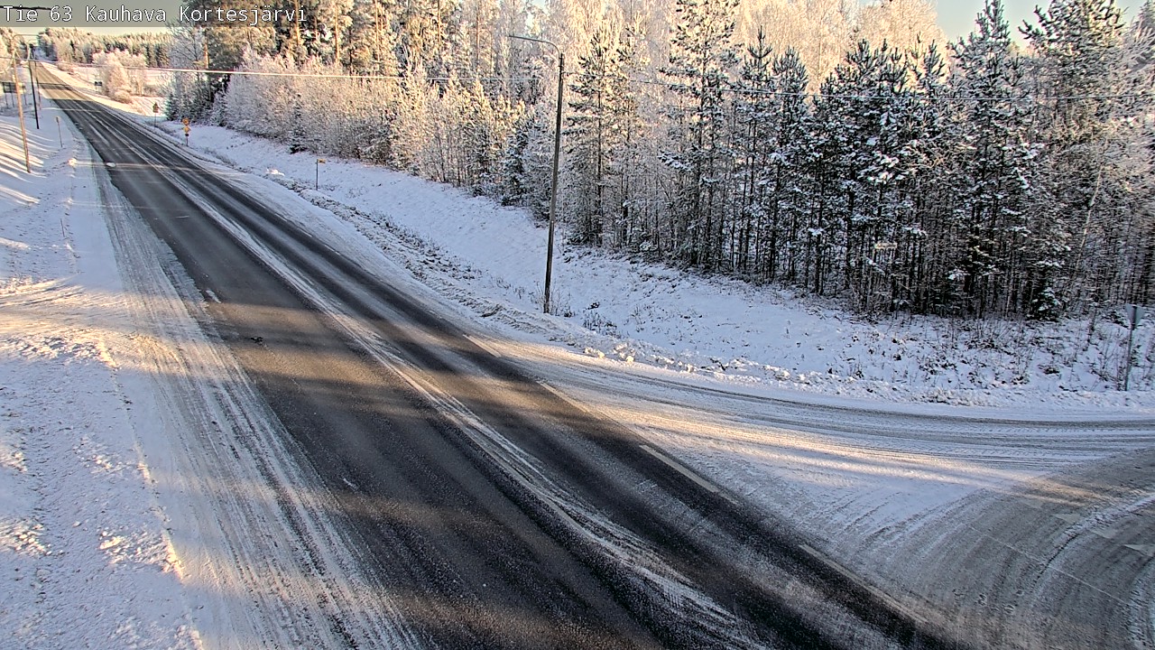 Weather Camera Image Road 63 Kauhava Kortesjärvi, Kauhava, Etelä-Pohjanmaa