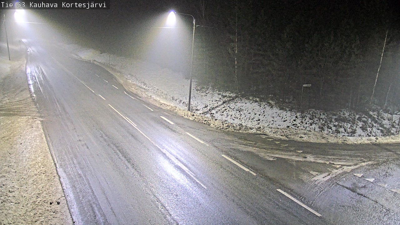 Weather Camera Image Road 63 Kauhava Kortesjärvi, Kauhava, Etelä-Pohjanmaa