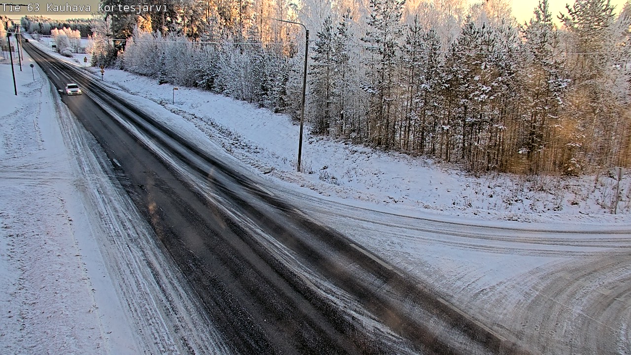 Weather Camera Image Road 63 Kauhava Kortesjärvi, Kauhava, Etelä-Pohjanmaa