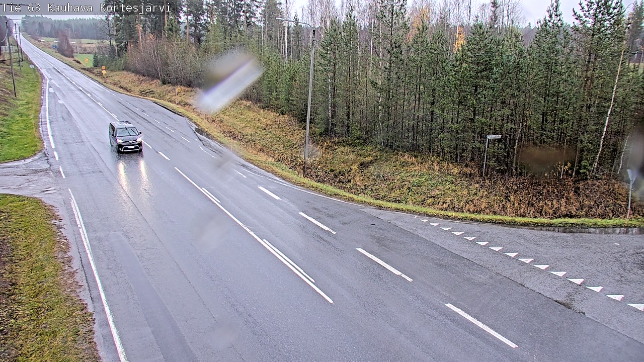 Weather Camera Image Road 63 Kauhava Kortesjärvi, Kauhava, Etelä-Pohjanmaa